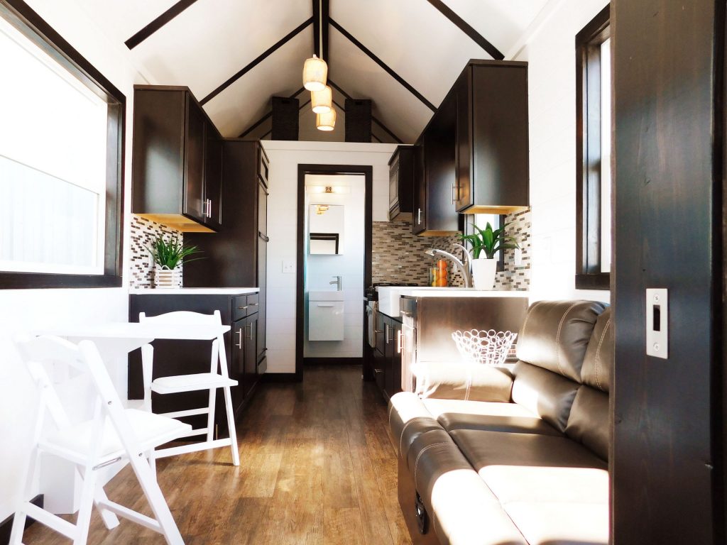 tiny house kitchen living room